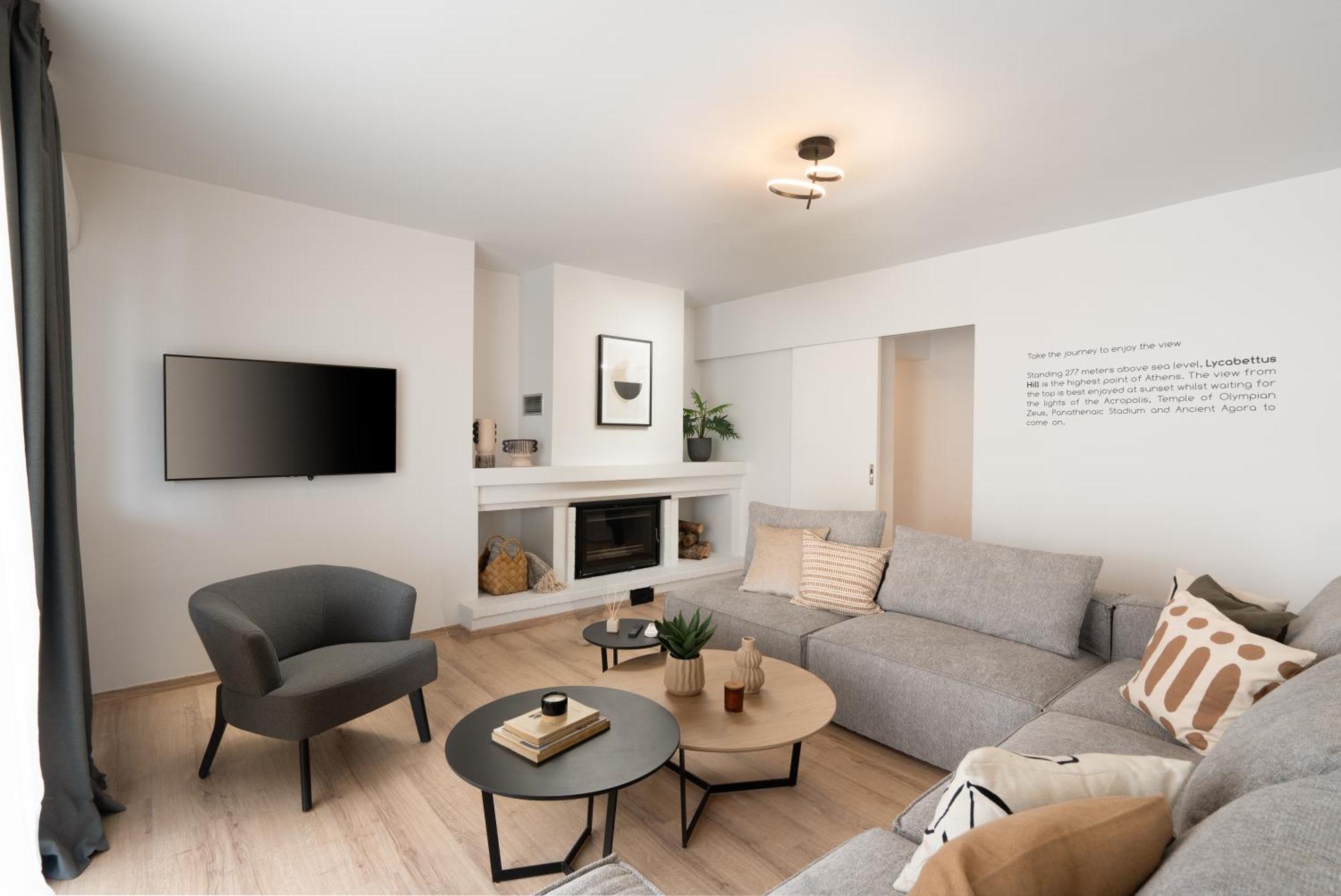 Seven Hills, Boutique Apartments เอเธนส์ ภายนอก รูปภาพ